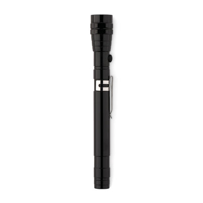 Linterna metálica extensible negra