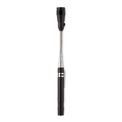 Linterna metálica extensible negra