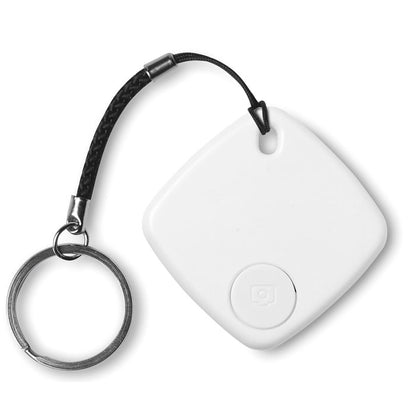 Llavero blanco con localizador de llaves