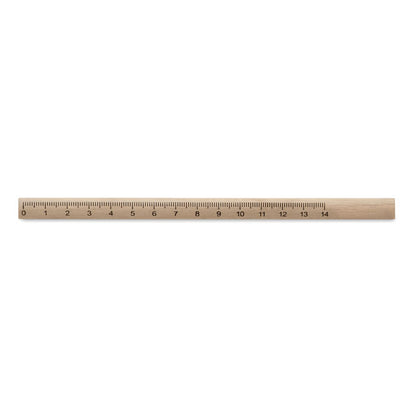 Lápiz de carpintero con regla de 14 cm