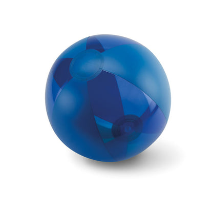 Balón de playa hinchado azul de 24 cm