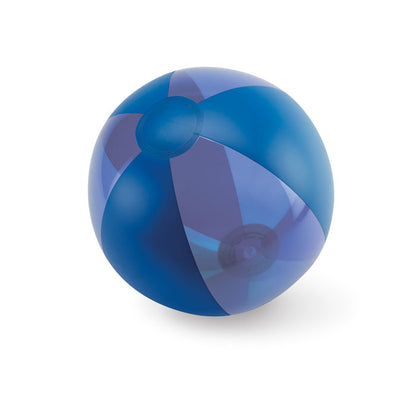 Balón de playa hinchado azul de 24 cm
