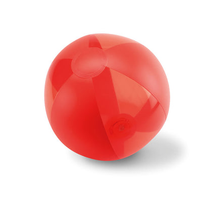 Pelota de playa hinchada roja de 24 cm