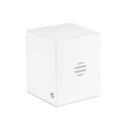 caja de cartón blanco