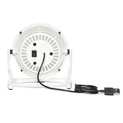 Ventilador con USB blanco de sobremesa