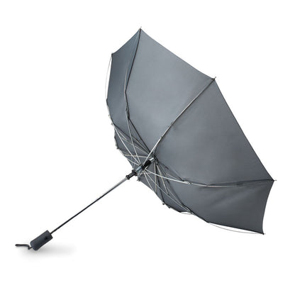 Paraguas gris plegable antitormenta
