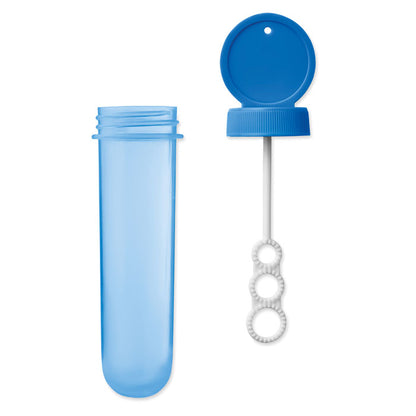 Pompero azul con dos tamaños de pompas