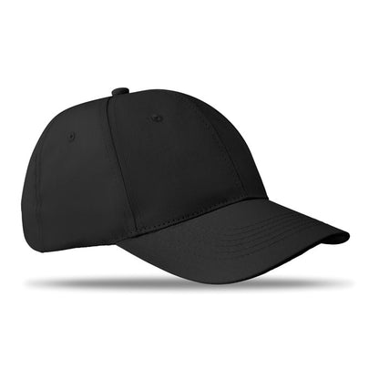 Gorra beisbol negra de lado