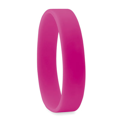 Pulsera de silicona fucsia