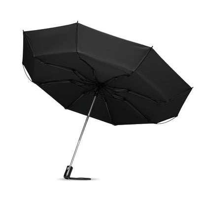 Paraguas plegable reversible negro