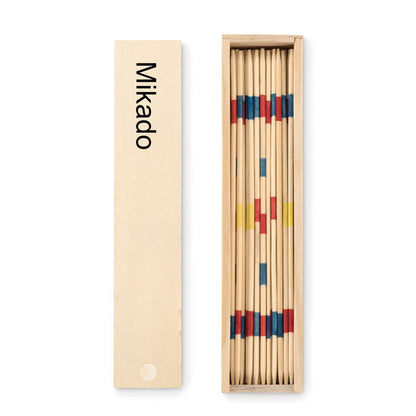 Juego de mikado de madera