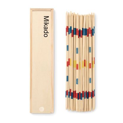 Juego de mikado de madera