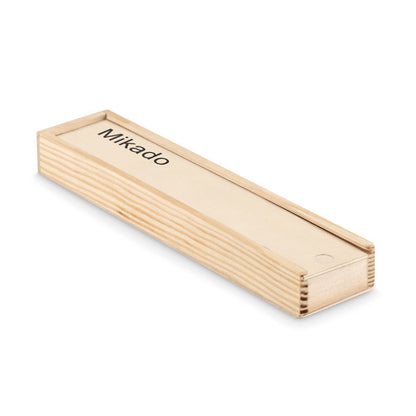 Cajia de madera de mikado