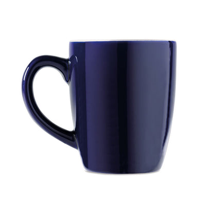 Mug azul de cerámica