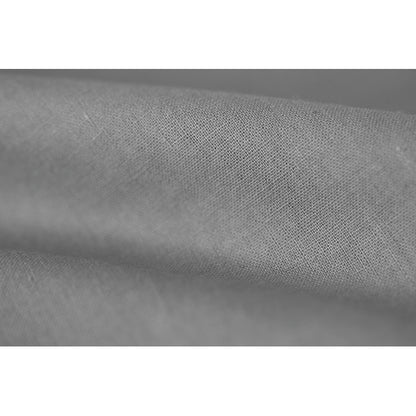 Detalle tela de algodón gris de bolsa