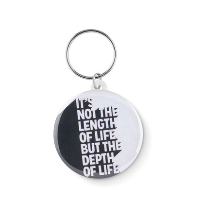 Llavero con chapa personalizada