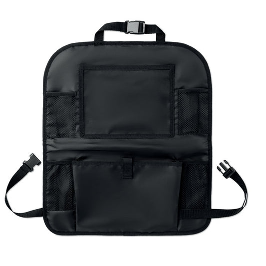 Bolsa organizadora para coche resistente con múltiples bolsillos para almacenamiento.

