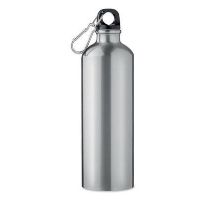 Bidón aluminio naranja con mosquetón