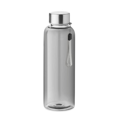  Botella gris de Tritán con tapón de acero y asa