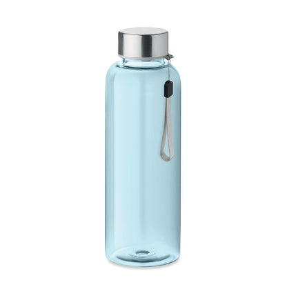  Botella azul claro de Tritán con tapón de acero y asa