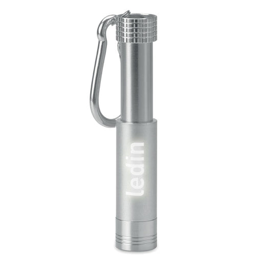 POP LIGHT - Llavero aluminio ABS con LED