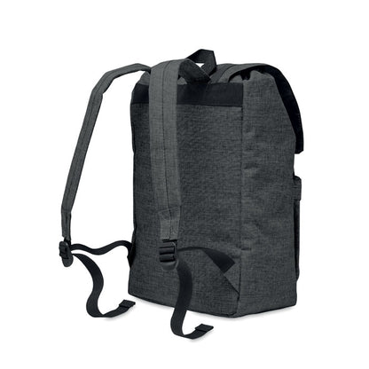 Correas ajustables de mochila negra jaspeada