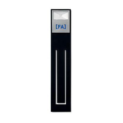 Luz de lectura de silicona negra flexible negra personalizada con logotipo
