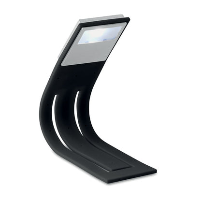 Luz de lectura de silicona negra flexible negra