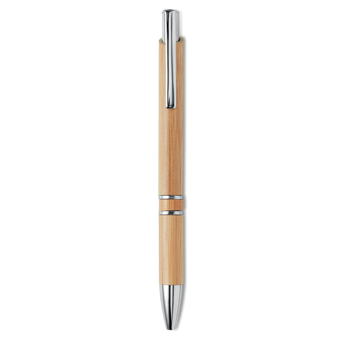 BERN BAMBOO - Bolígrafo pulsador bambú