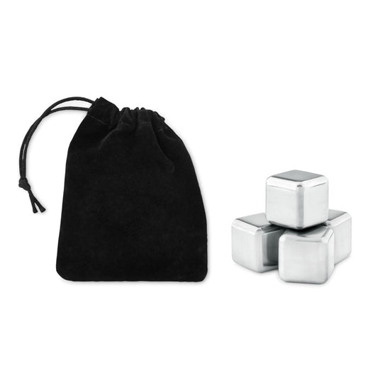ICY - Set 4 cubitos hielo en funda
