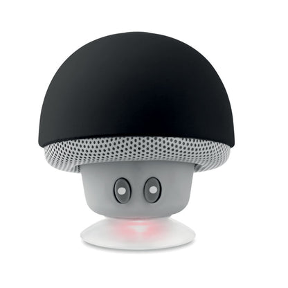 Altavoz inalámbrico negro en forma de seta