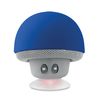 Altavoz azul en forma de seta