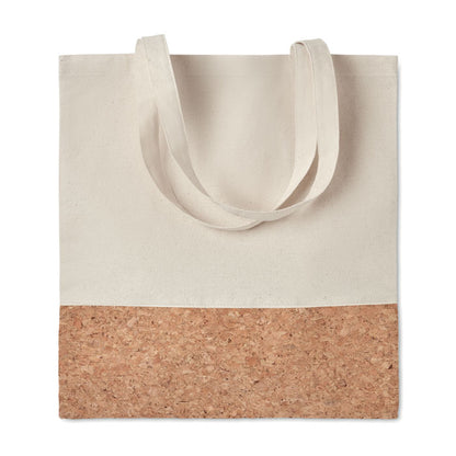 Bolsa de la compra de algodón natural y corcho