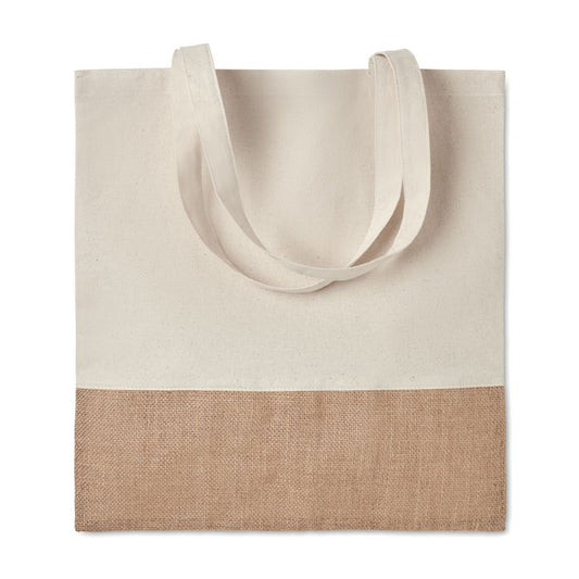INDIA TOTE - Bolsa cuerdas con yute