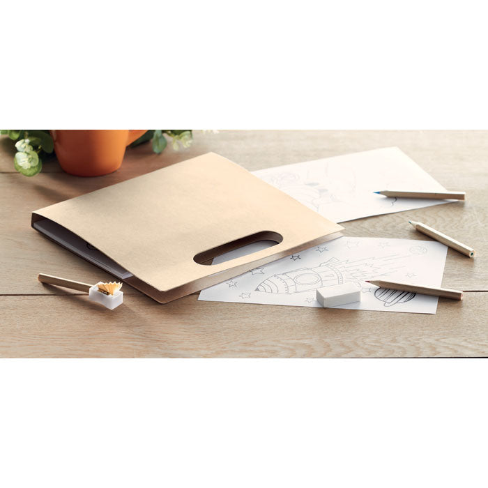 FOLDER2 GO - Set de 6 lápices para colorear