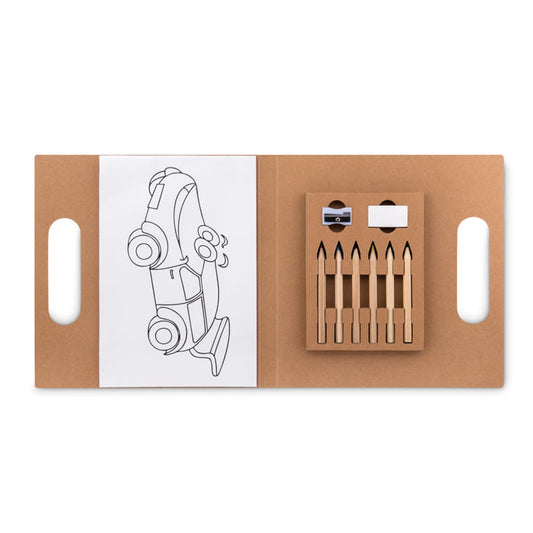 FOLDER2 GO - Set de 6 lápices para colorear