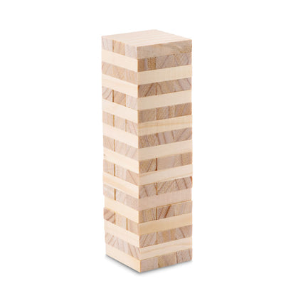 Juego de torre jenga de madera