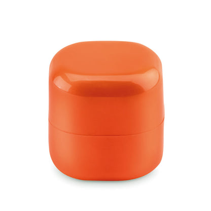 Caja con cacao para labios naranja