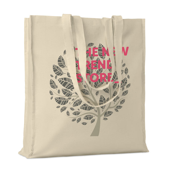 PORTOBELLO - Bolsa algodón con fuelle 140gr