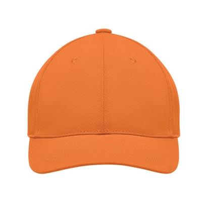 Gorra beige con cierre trasero con hebilla metálica