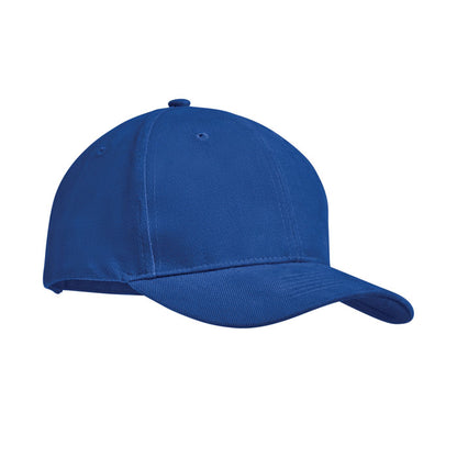 Gorra naranja de 6 paneles
