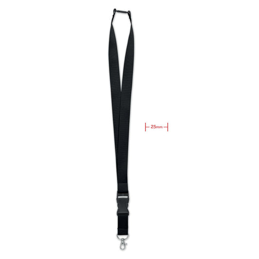 WIDE LANY - Lanyard 25mm con mosquetón