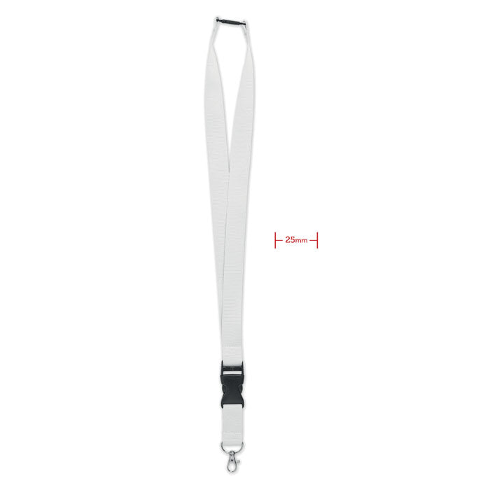 WIDE LANY - Lanyard 25mm con mosquetón