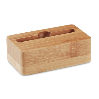 Amplificador soporte de madera de bambú