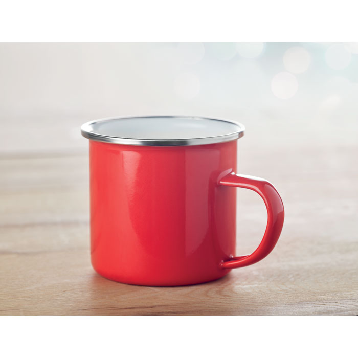PLATEADO - Taza de metal esmaltado 350 ml