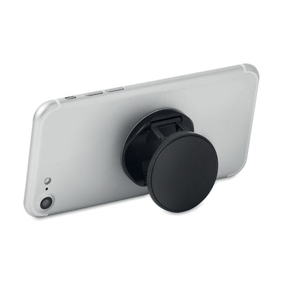 Soporte redondo negro para móvil