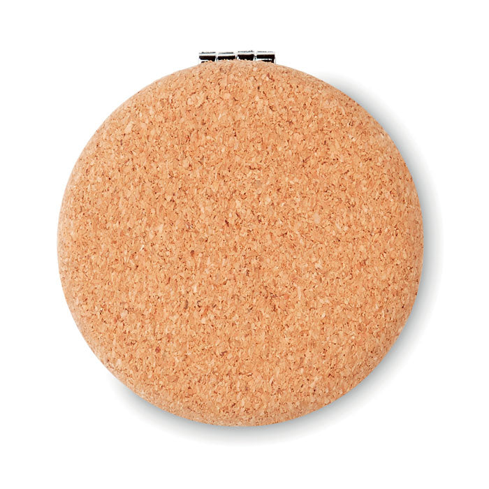 GUAPA CORK - Espejo doble circular corcho