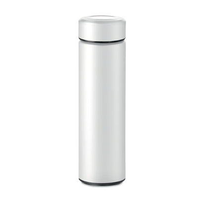 Botella blanco de acero inoxidable