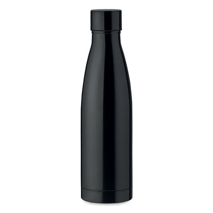 Botella de acero inox. 500 ml negra