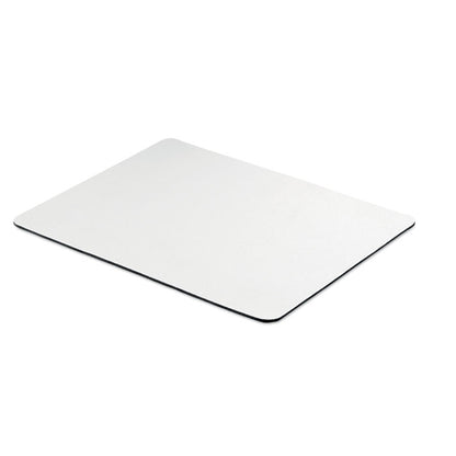 Alfombrilla de ratón de poliéster blanco